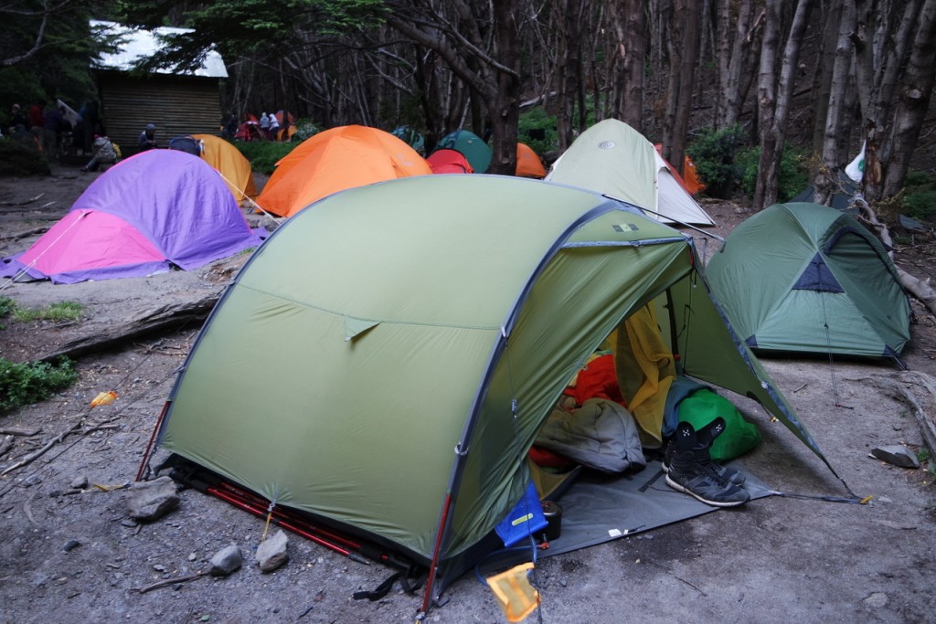 Campingplatz im Torres del Paine Nationalpark