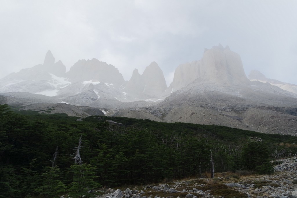 Berge im Torres del paine Nationalpark