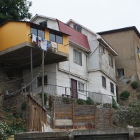 Interessante Konstruktion eines Hauses in Valparaiso