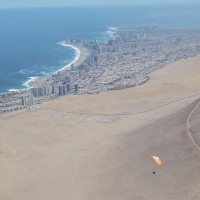 Paragliding über Iquique