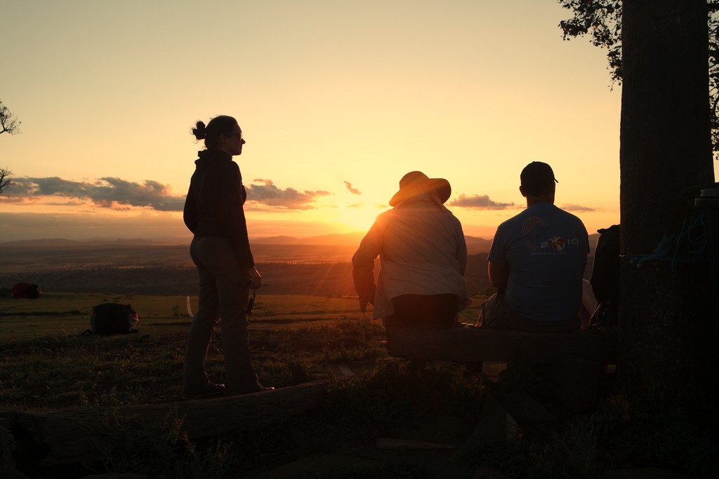 sonnenuntergang am startplatz von manilla