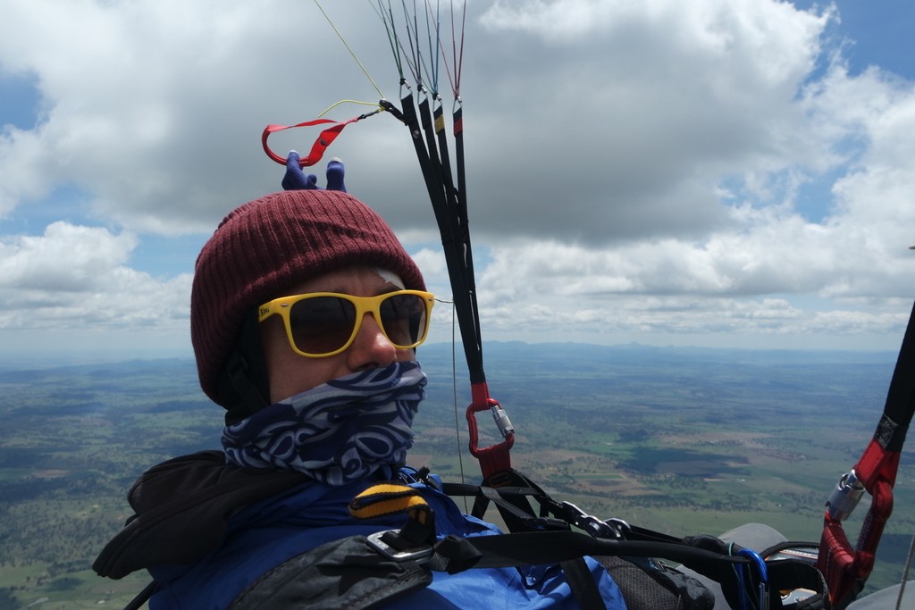 streckenflug selfie über manilla
