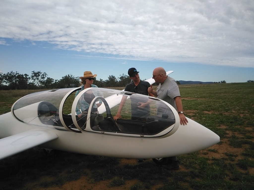 Einweisung in den Segelflieger